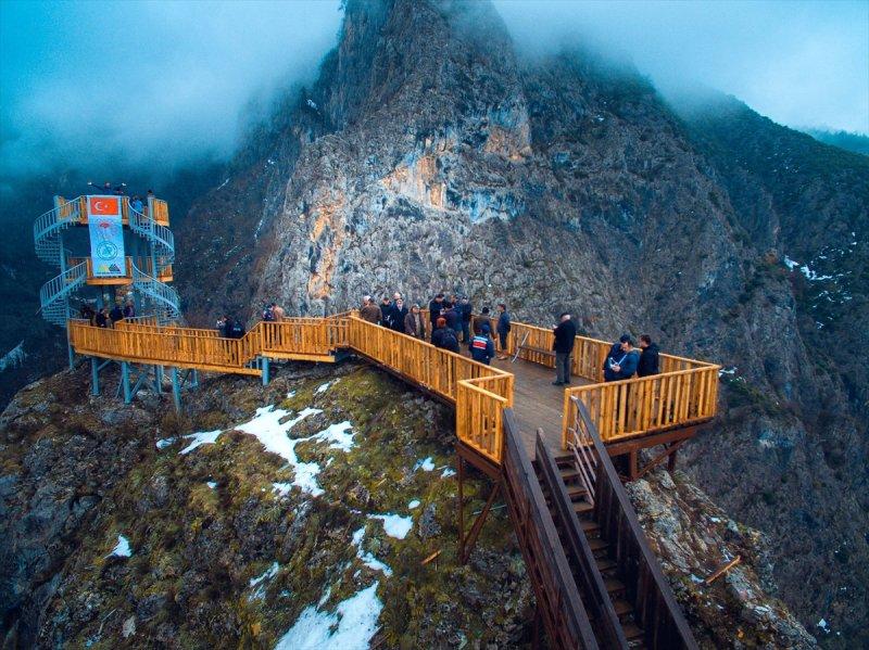 Valla Kanyonu artık seyir terasında izlenebilecek