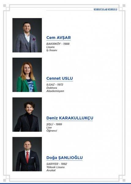 DEVA Partisi'nin kurucular listesi