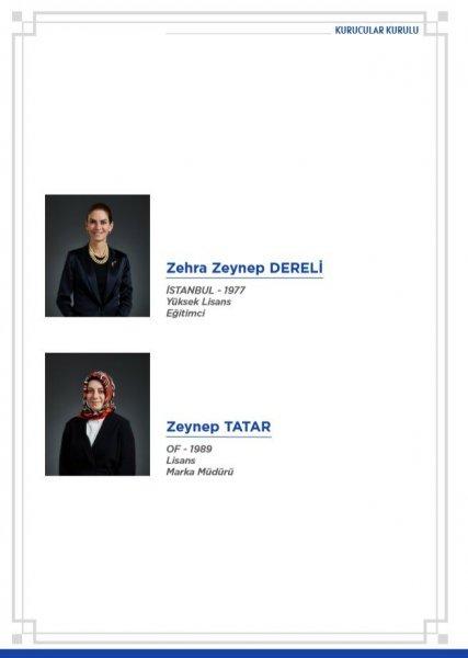 DEVA Partisi'nin kurucular listesi