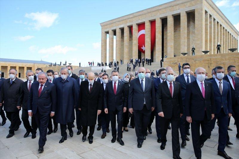 Anıtkabir'de 23 Nisan töreni