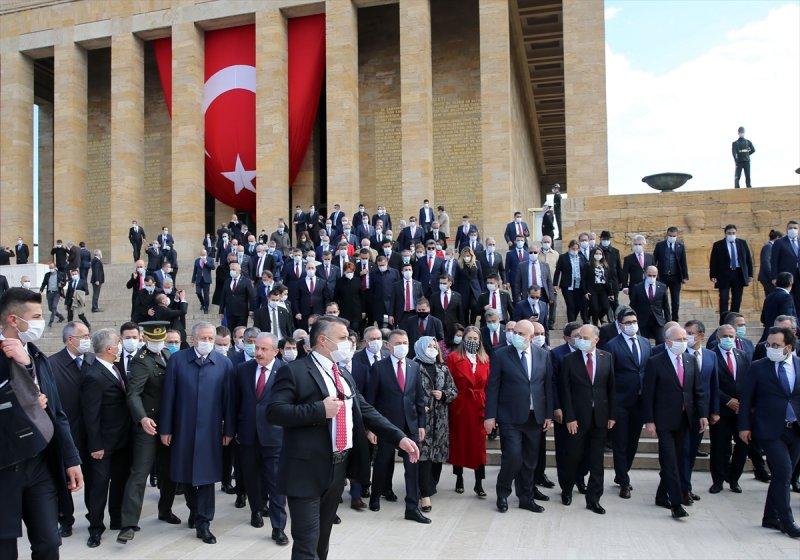 Anıtkabir'de 23 Nisan töreni