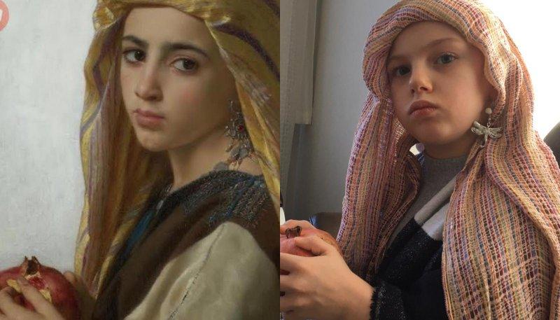 Artukbey İlkokulu'ndaki öğrencilerin 23 Nisan çalışmaları