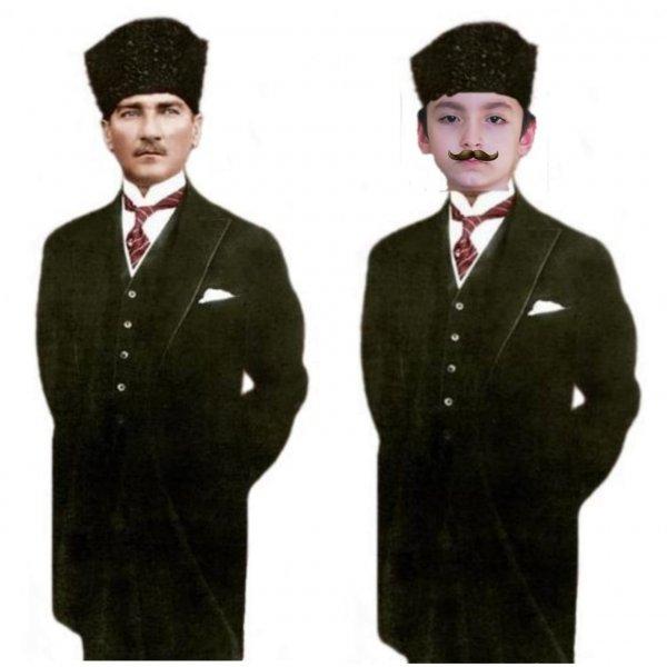 Artukbey İlkokulu'ndaki öğrencilerin 23 Nisan çalışmaları