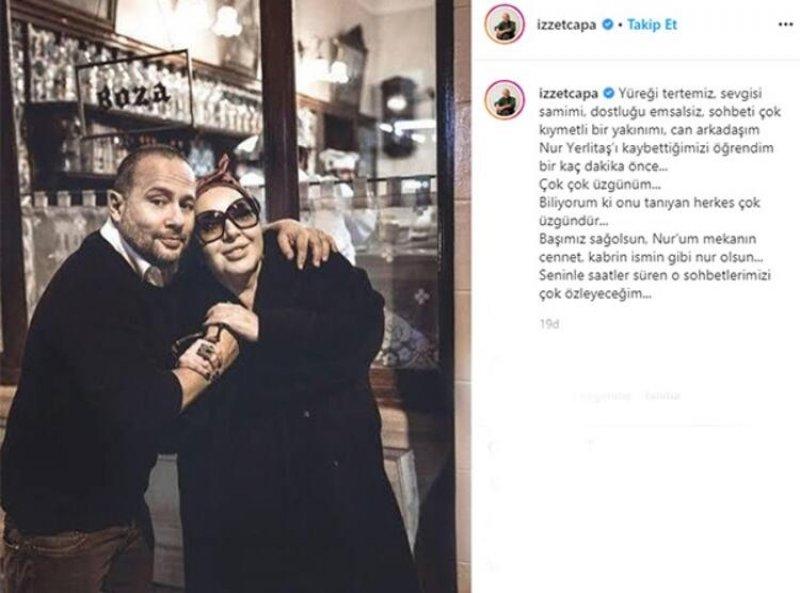 Nur Yerlitaş'ın vefatı ünlüleri yasa boğdu - Resim 5