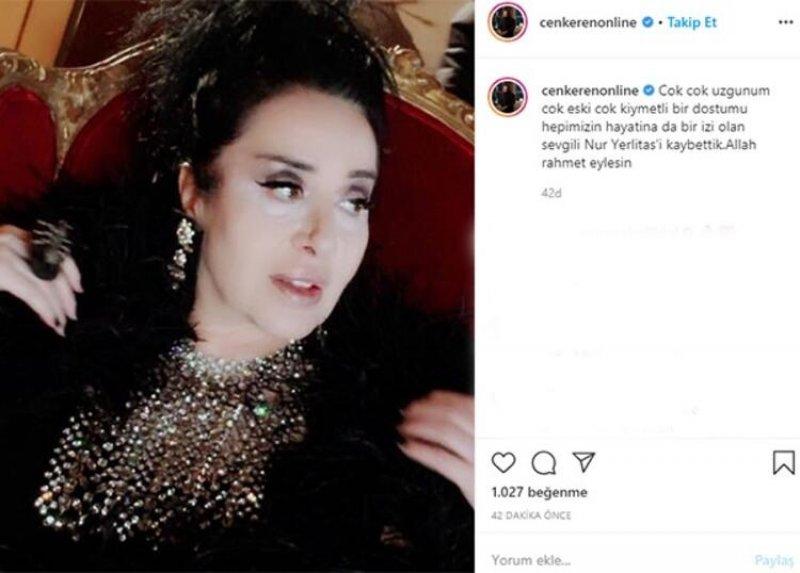 Nur Yerlitaş'ın vefatı ünlüleri yasa boğdu - Resim 6