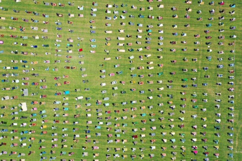 Cuma namazı salgın sonrası üçüncü kez kılındı