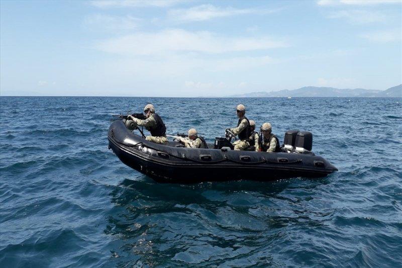 Deniz Kuvvetleri'nin harekata hazırlık eğitimleri yapıldı