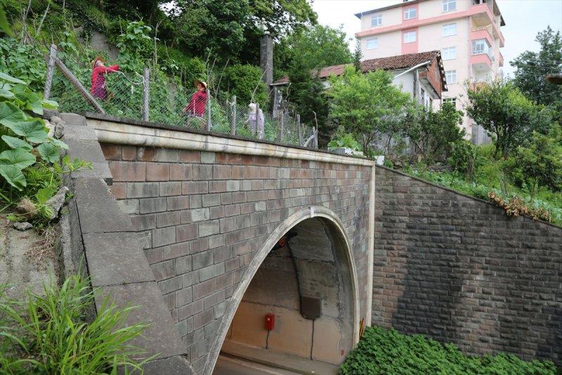 Artvin'de tünelin üstünü tarlaya çevirdiler