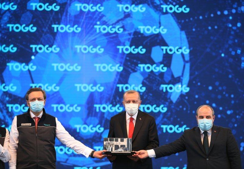 Yerli otomobil fabrikasının temel atma töreninden fotoğraflar