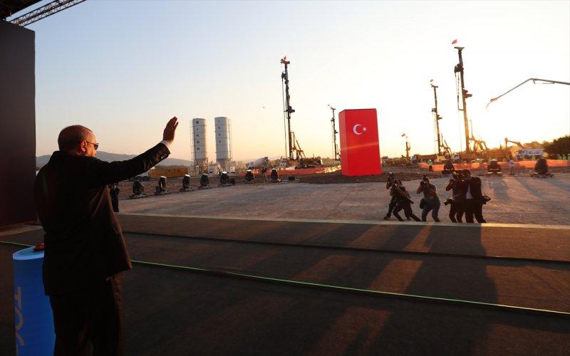 Yerli otomobil fabrikasının temel atma töreninden fotoğraflar