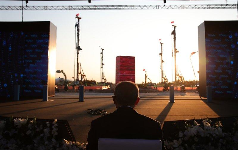 Yerli otomobil fabrikasının temel atma töreninden fotoğraflar