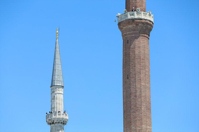 Ayasofya Camii'nde ilk namaz heyecanı 