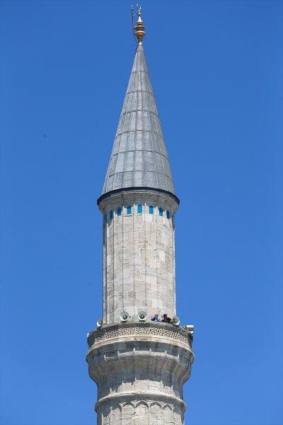 Ayasofya Camii'nde ilk namaz heyecanı 