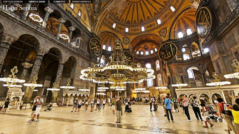 Muhteşem mimarisiyle Ayasofya