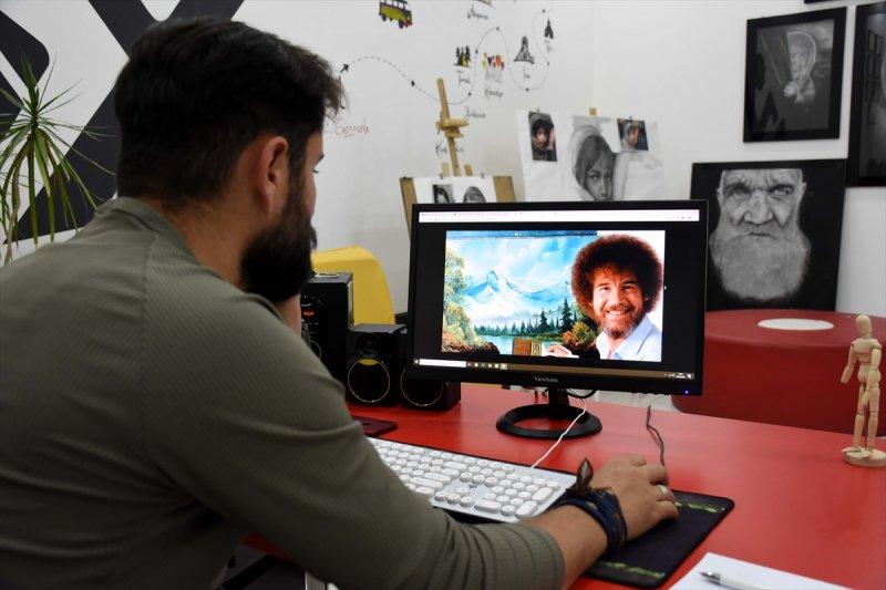 Muşlu grafikerden hiperrealist çizimler