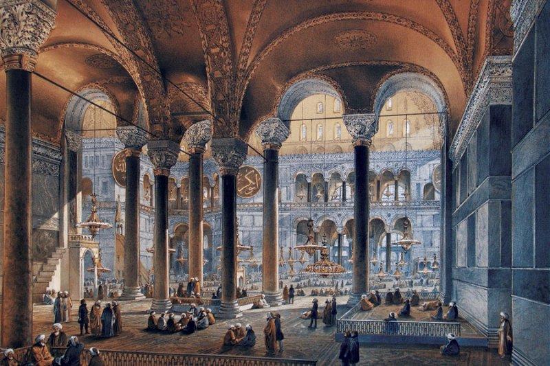 Muhteşem mimarisiyle Ayasofya