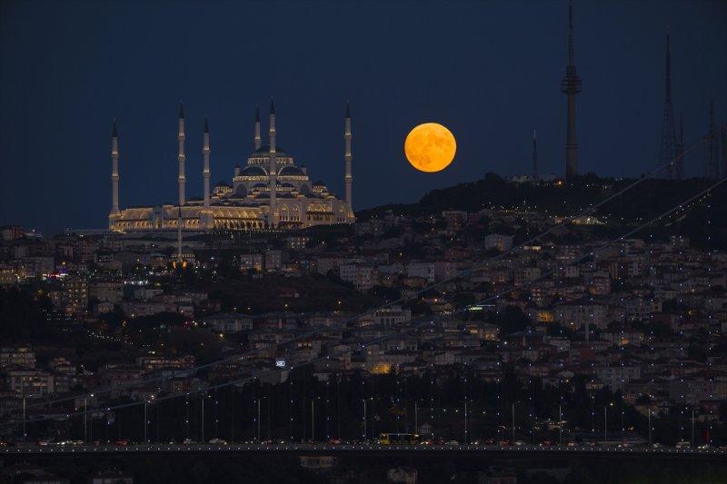 Türkiye'den dolunay görüntüleri