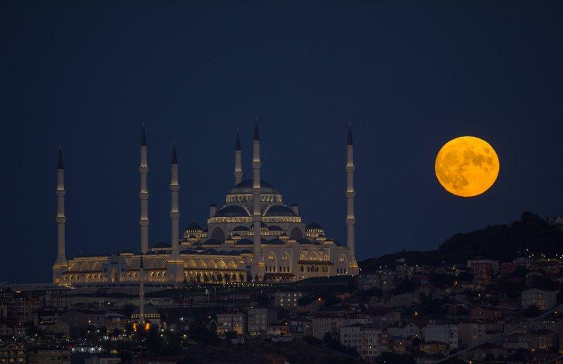 Türkiye'den dolunay görüntüleri