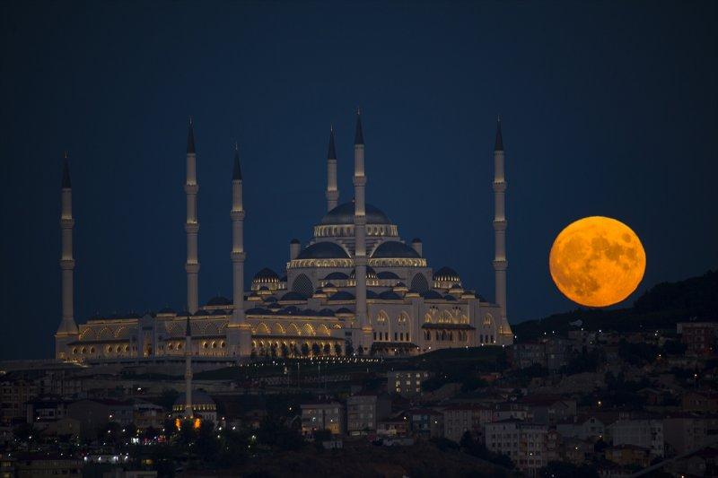 Türkiye'den dolunay görüntüleri