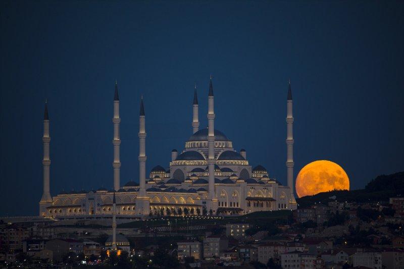 Türkiye'den dolunay görüntüleri
