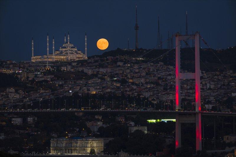 Türkiye'den dolunay görüntüleri