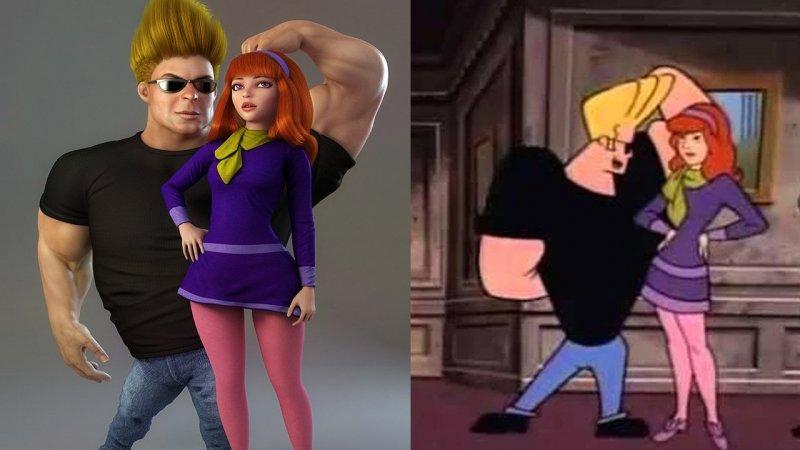 Çizgi film karakterlerinin gerçeğe yansıtılan çizimleri