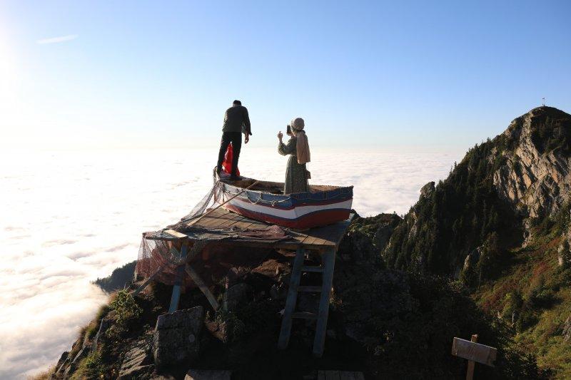 Huser Yaylası'nda Titanik pozu