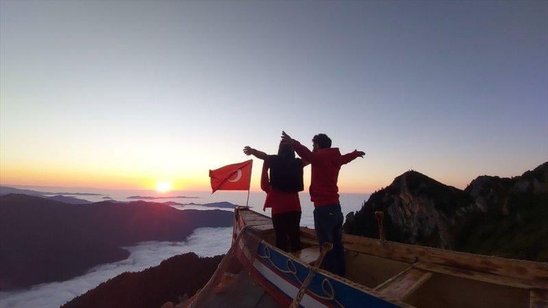 Huser Yaylası'nda Titanik pozu