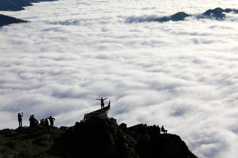 Huser Yaylası'nda Titanik pozu