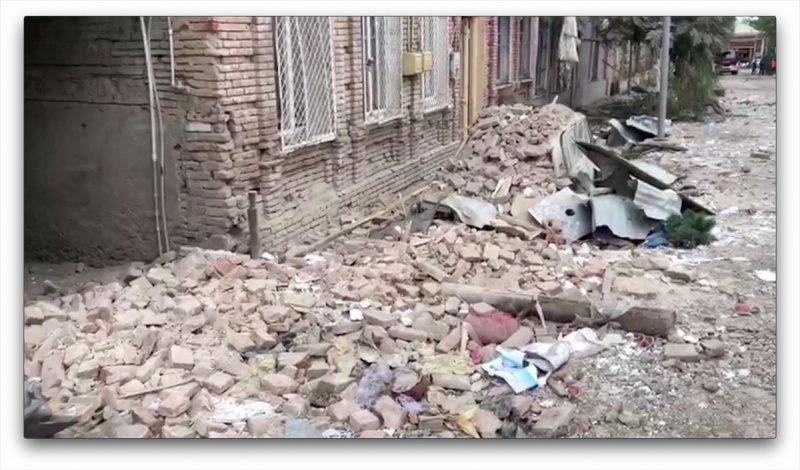 Ermenistan'ın sivilleri hedef aldığı Gence'den ilk görüntüler