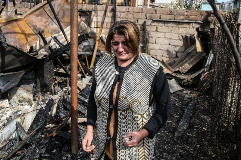 Ermenistan'ın en çok hedef aldığı yerleşim yerlerinden Terter'deki hasar