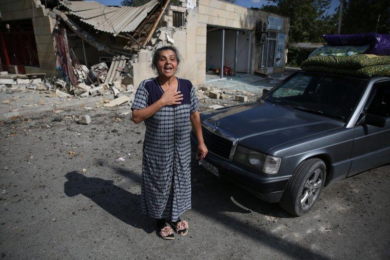 Ermenistan'ın en çok hedef aldığı yerleşim yerlerinden Terter'deki hasar