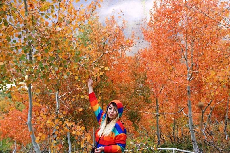 Nemrut Krater Gölü'nden sonbahar manzaraları