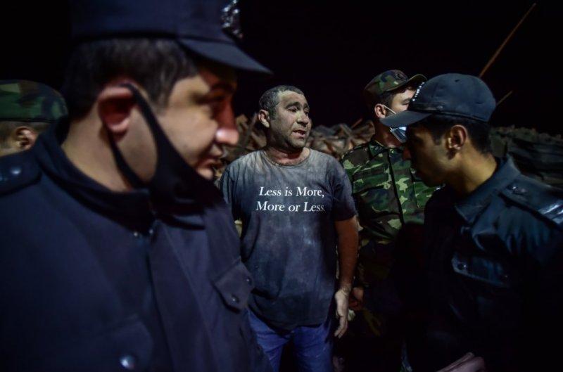 Gence'deki enkazın görüntüleri