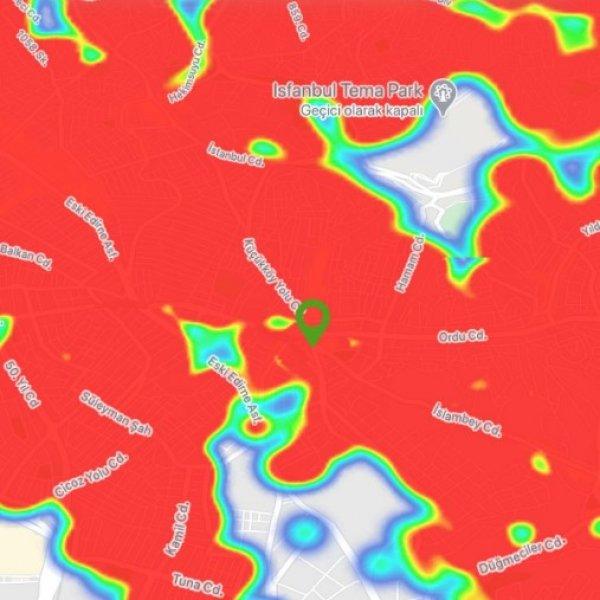 İstanbul'un koronavirüs haritası 