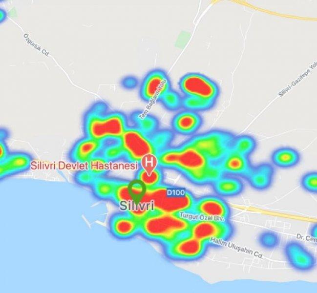 İstanbul'un koronavirüs haritası 