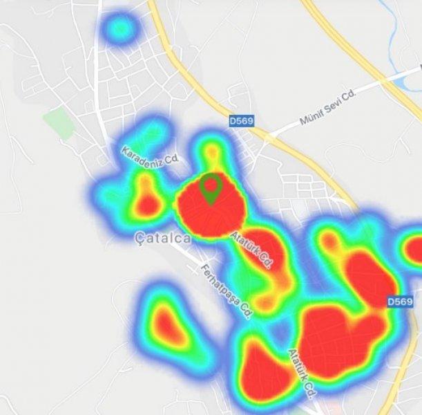 İstanbul'un koronavirüs haritası 