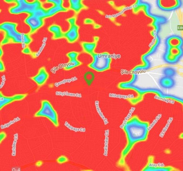 İstanbul'un koronavirüs haritası 