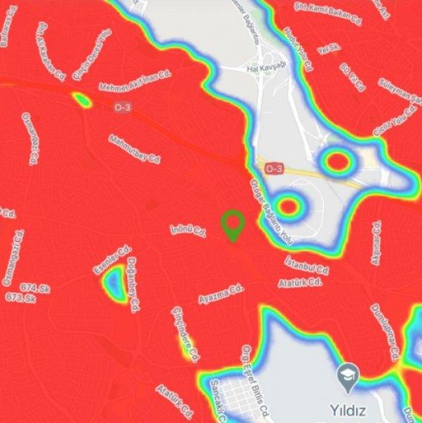 İstanbul'un koronavirüs haritası 