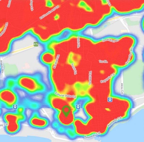 İstanbul'un koronavirüs haritası 