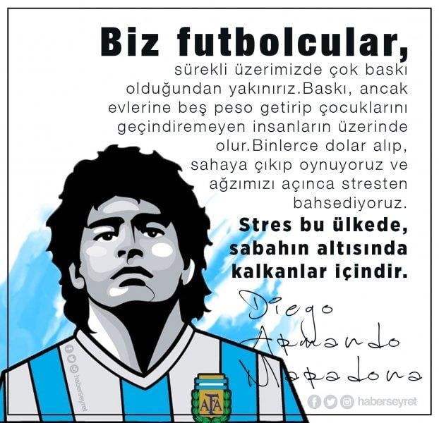 Diego Maradona'nın efsane sözleri