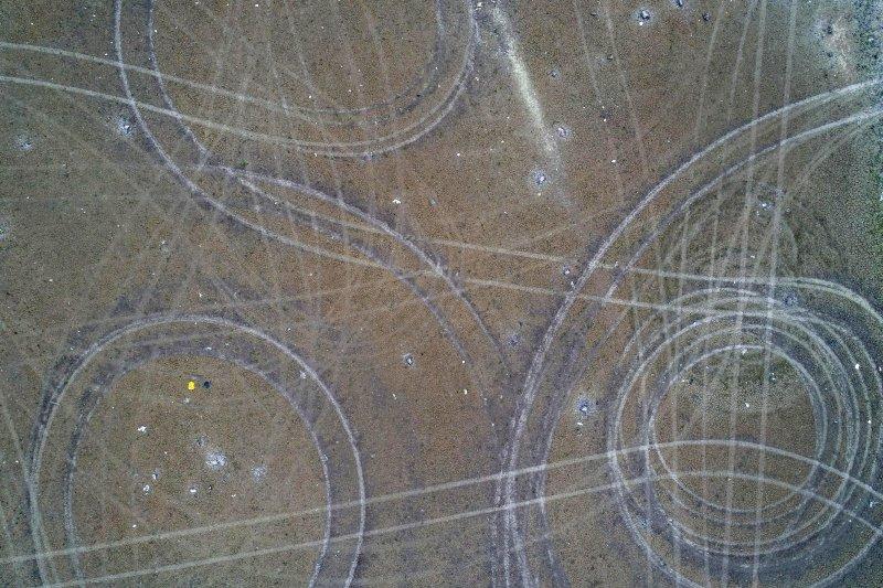 Sazlıdere Barajı’nda sular çekildi