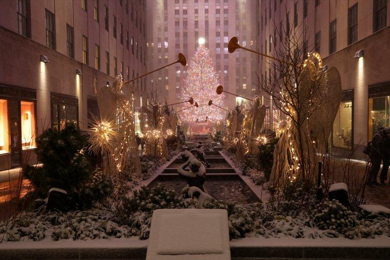 New York'ta kar yağışı