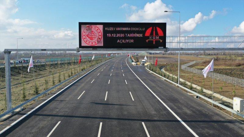 Kuzey Marmara Otoyolu'nun Kurtköy-Akyazı etabı açıldı