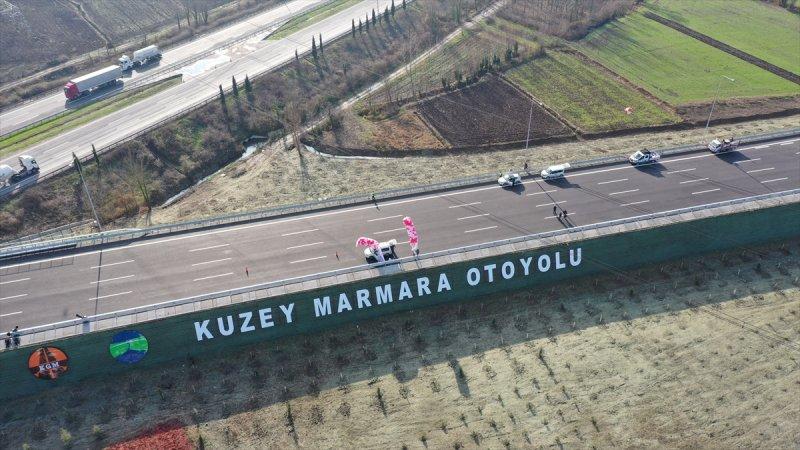 Kuzey Marmara Otoyolu'nun Kurtköy-Akyazı etabı açıldı
