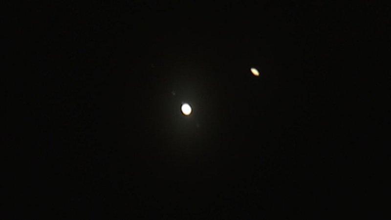 Jüpiter ve Satürn buluşması gerçekleşti