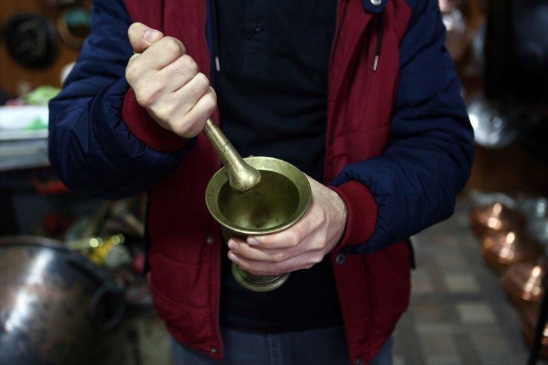 Trabzonlu bakır ustasının devasa ürünleri