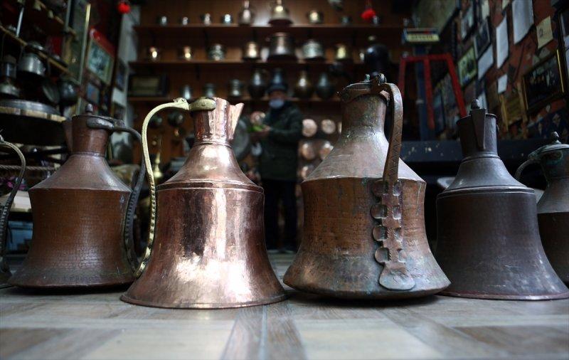Trabzonlu bakır ustasının devasa ürünleri