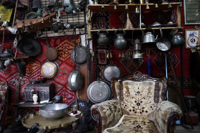 Trabzonlu bakır ustasının devasa ürünleri