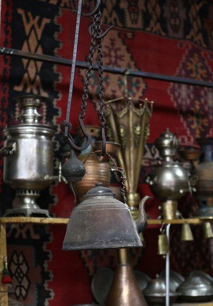 Trabzonlu bakır ustasının devasa ürünleri